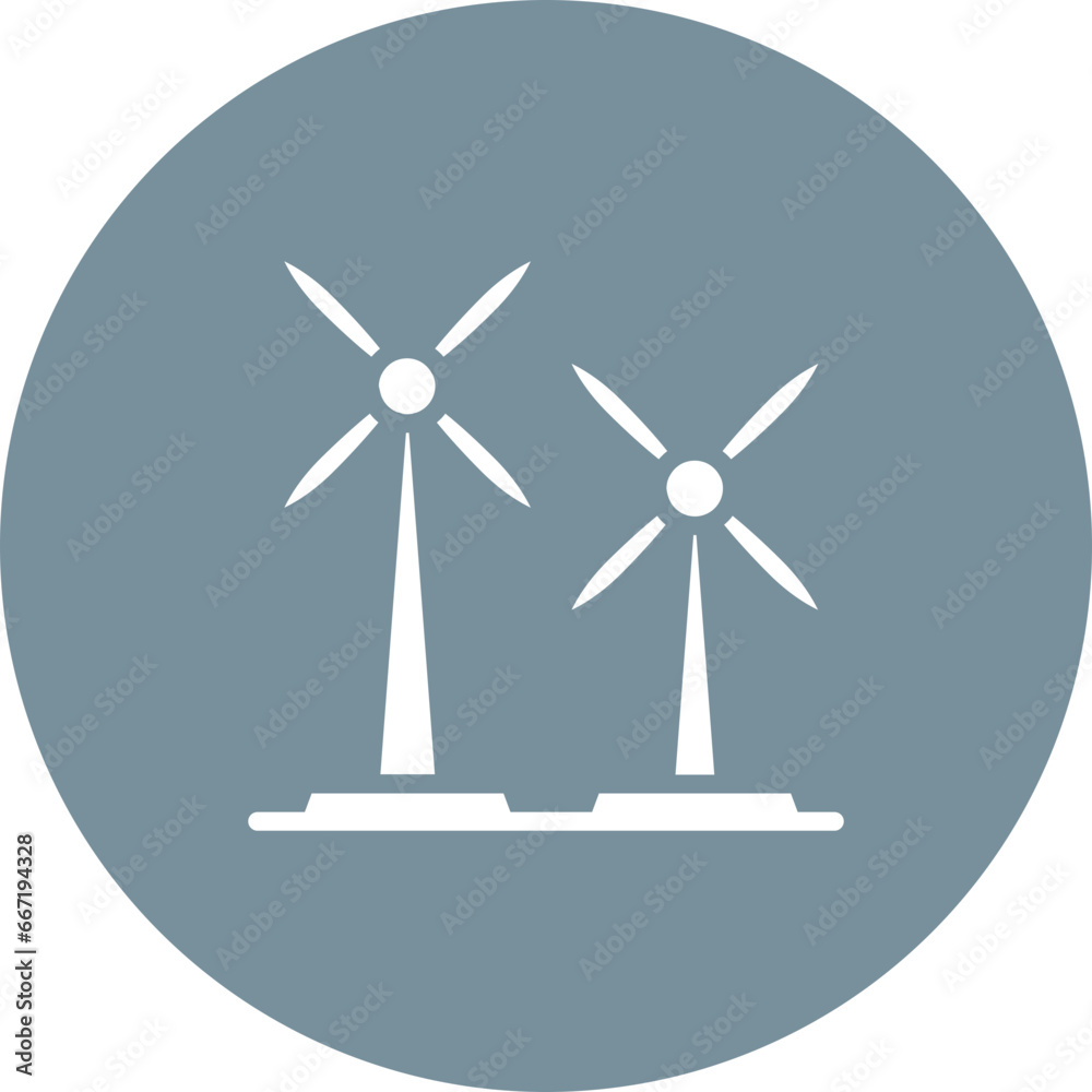 Spring Turbine Icon Spring Turbine Icon