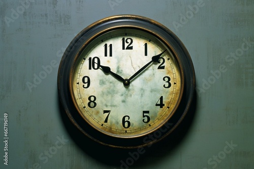 a clock showing 9 o'clock. Generative AI