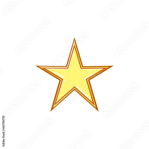 object star cartoon. shine sparkle  light galaxy  bright graphic object star sign. isolated symbol vector illustration
