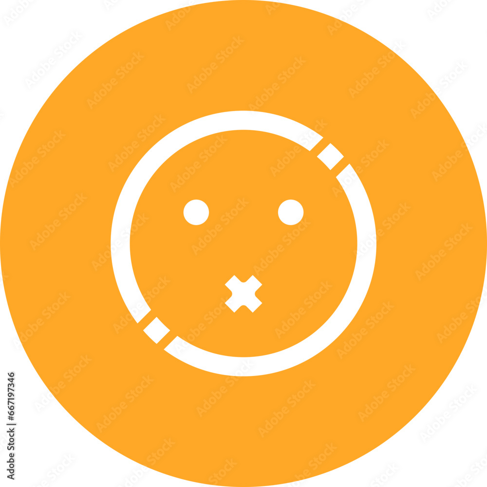 Fototapeta premium No Talking Icon