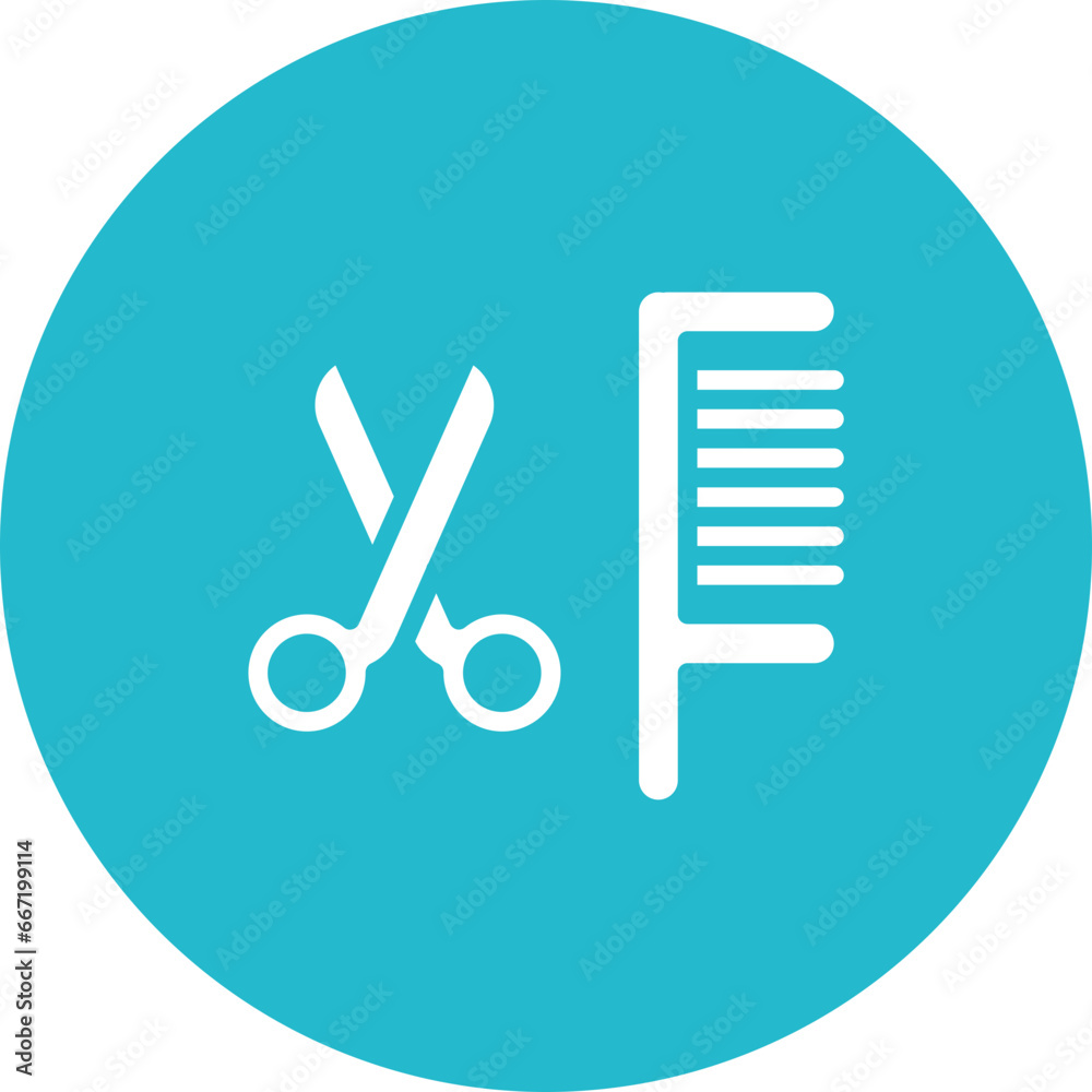 Hair Tools Icon Hair Tools Icon