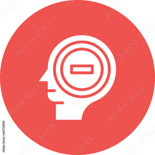 Negative Thinking Icon