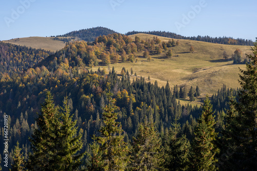 Landscape scenes from Padis, Apuseni Mountains, Bihor County, Romania