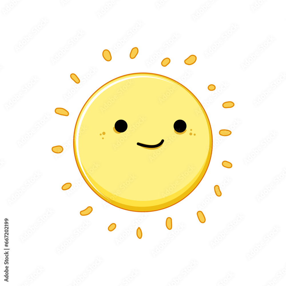 fun sun character cartoon. poster comic, face doodle, groovy graphic fun sun character sign. isolated symbol vector illustration fun sun character cartoon. poster comic, face doodle, groovy graphic fun sun character sign. isolated symbol vector illustration