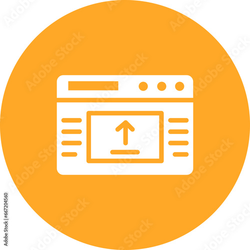 Webpage Upload Icon