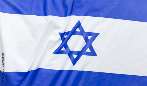 Background of a waving Israel flag
