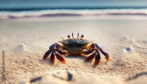 crab on the sand