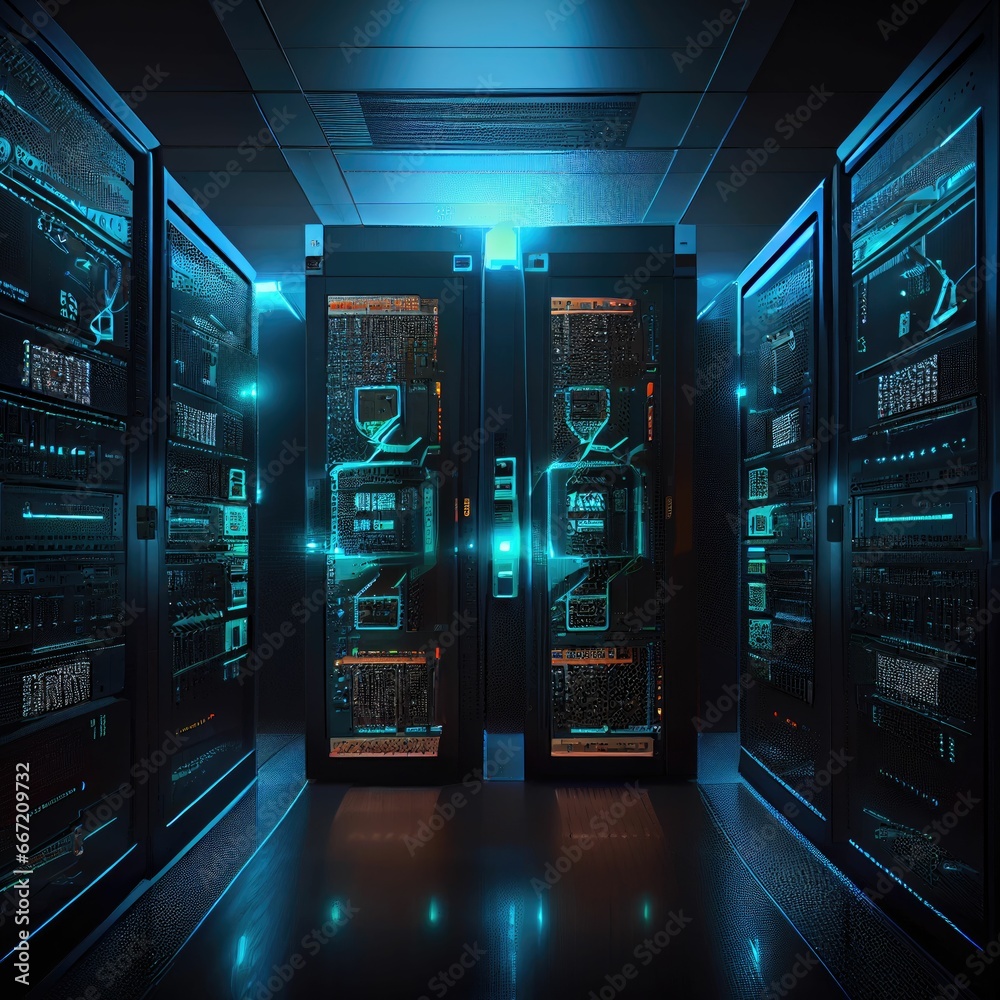 Modern high security servers and quantum computer data center