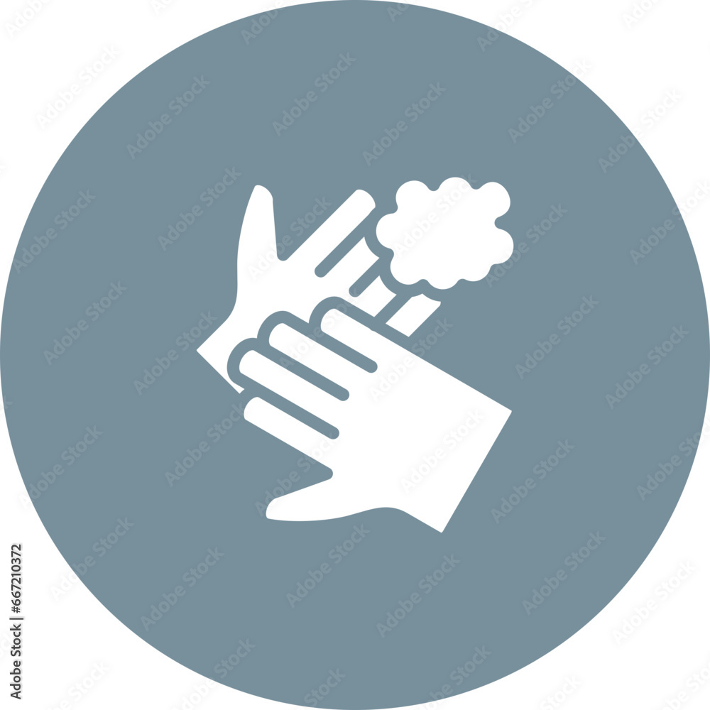 Obraz premium Washing Hands Icon