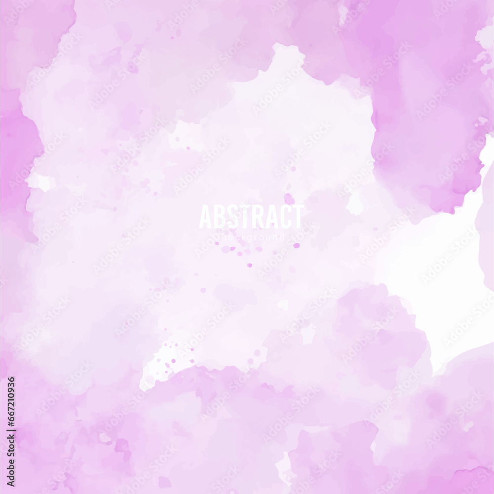 Abstract watercolor background with watercolor splashes, Pink watercolor