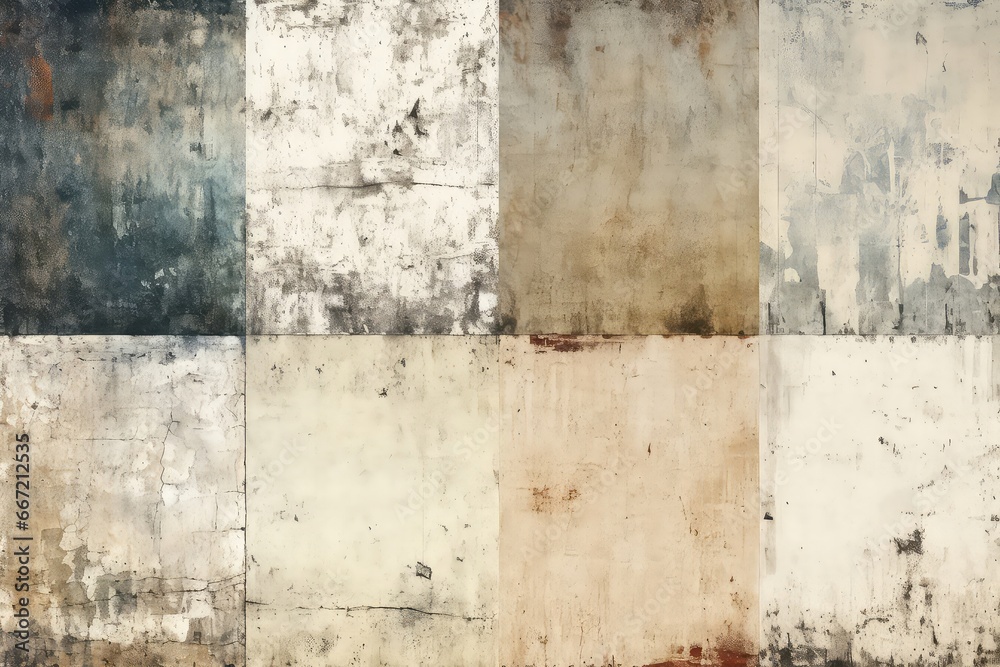 Obraz premium Overlay Textures With Antique, Worn, Creased, Grainy, Grunge Effects