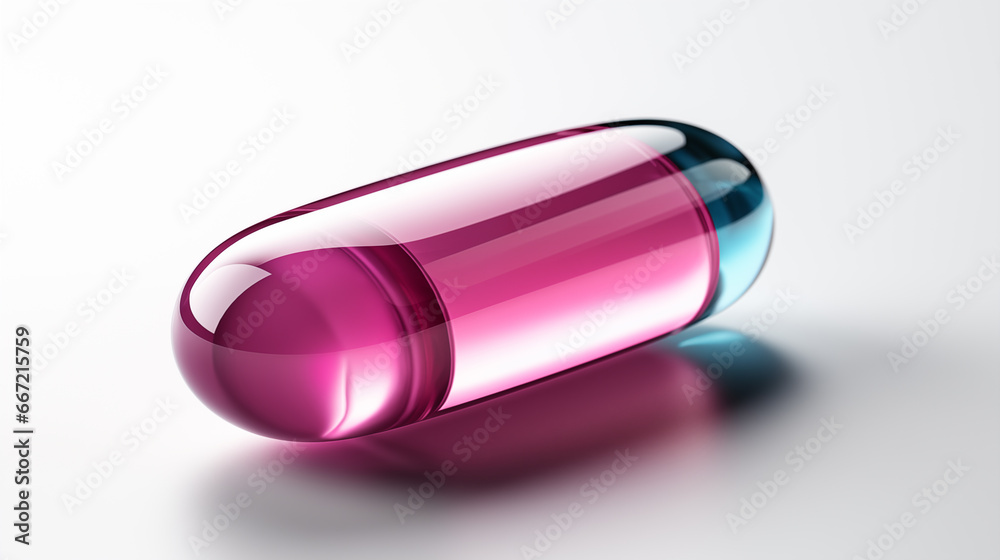 Antibiotic tablet, medicine, homeopathy close-up view on white background Antibiotic tablet, medicine, homeopathy close-up view on white background