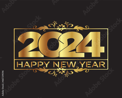 Happy new year 2024 design