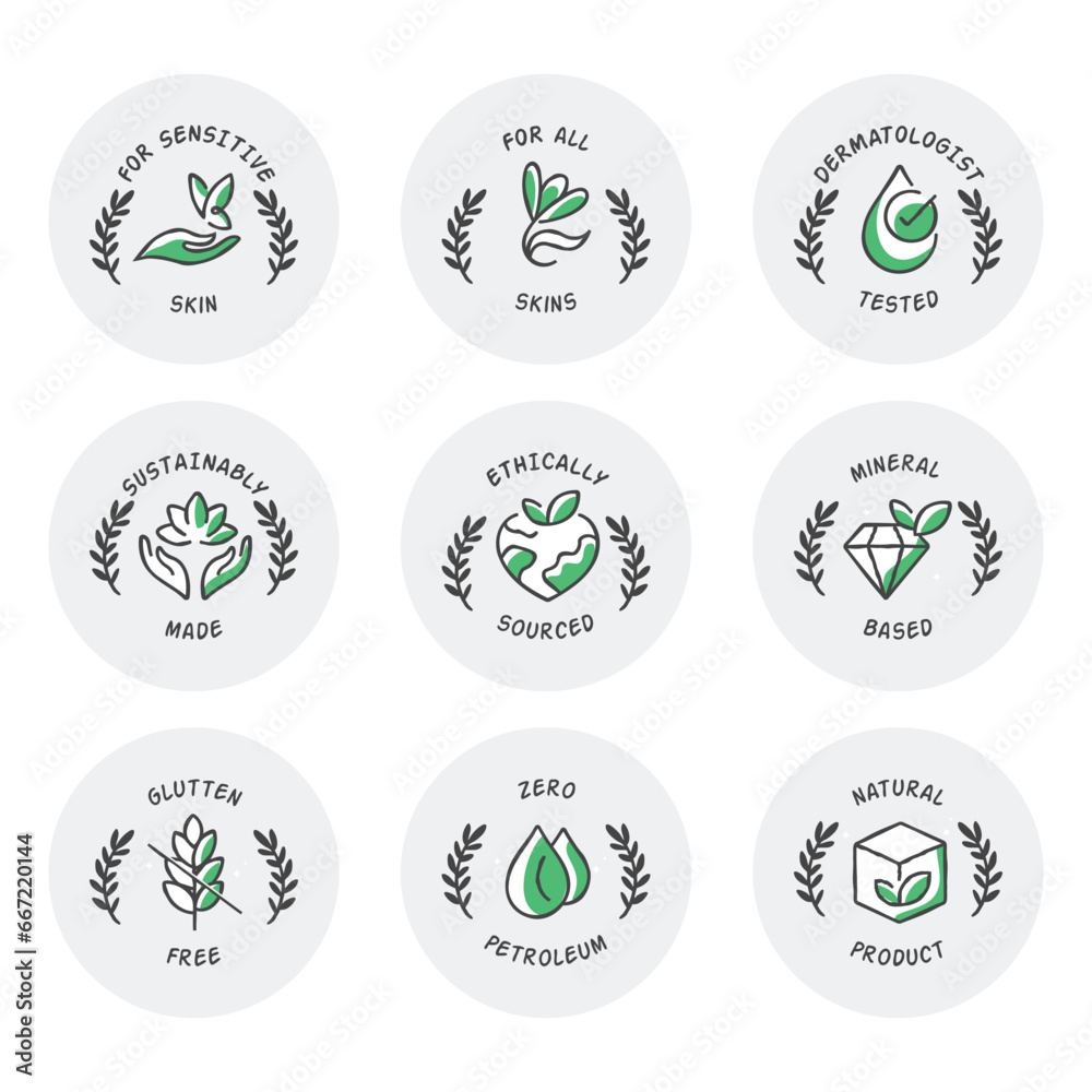 Eco Conscious Skincare Icons. Sustainability and Ethics. Skincare that Cares for You and the Planet.