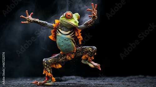 Dancing frog © Ahtesham