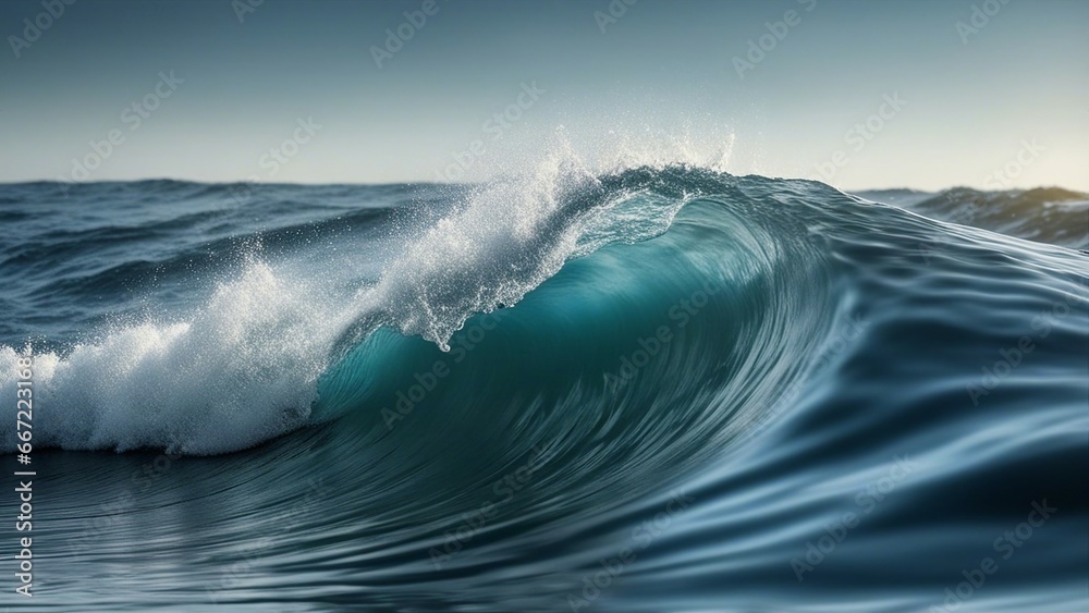 waves of the sea water wave splash design format - obrazy, fototapety, plakaty 