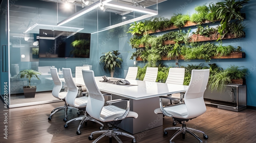 Inspiring office interior design Modern style Meeting Room featuring ...