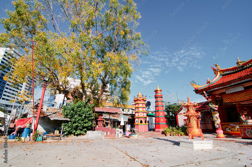 Obraz premium Hok Nguan Kong Shrine Temple in Phuket Town Thailand.