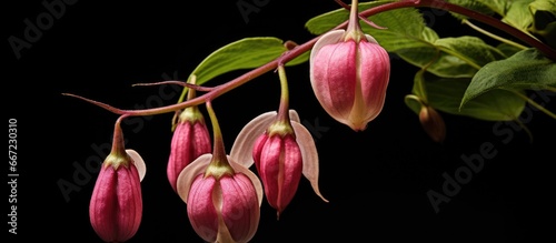 Exploded seed pod of Himalayan balsam photo