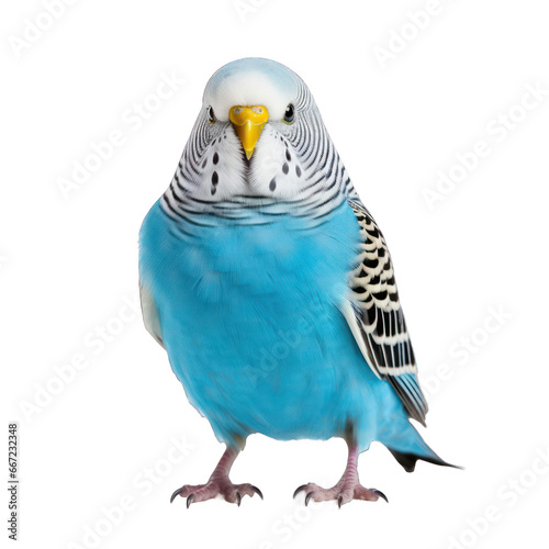 blue budgie parrot.  photo