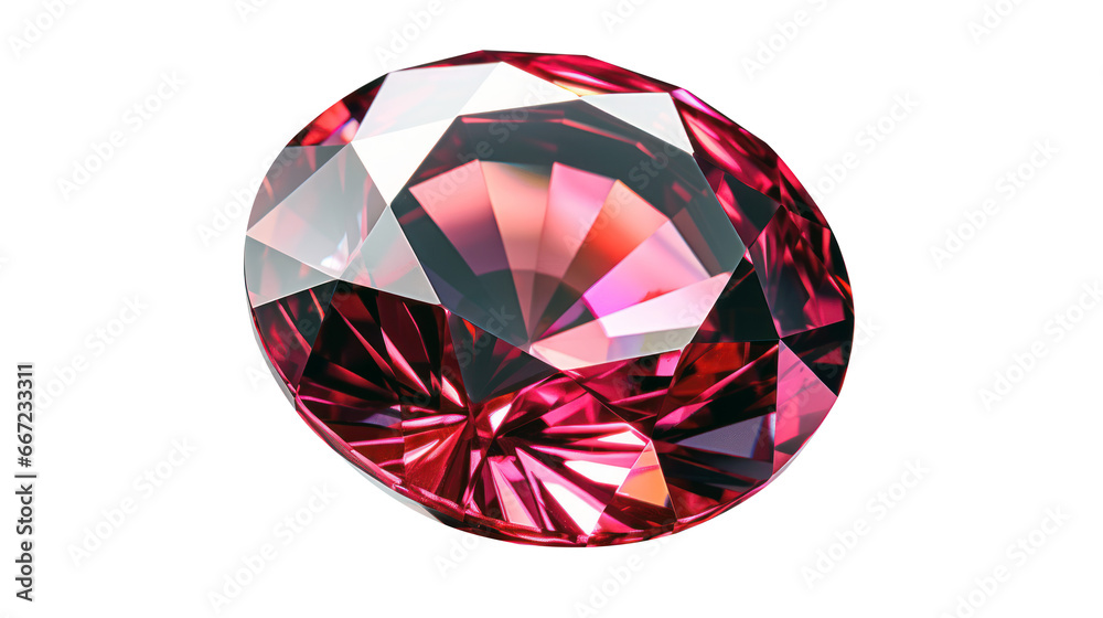 Red ruby crystal shiny gem gemstone isolated Red ruby crystal shiny gem gemstone isolated