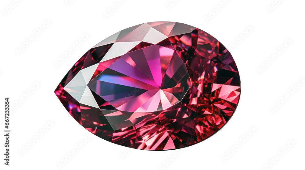 Red ruby crystal shiny gem gemstone isolated Red ruby crystal shiny gem gemstone isolated
