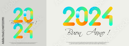 felice anno nuovo - buon anno 2024	