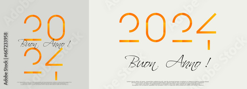 felice anno nuovo - buon anno 2024	