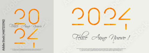 felice anno nuovo - buon anno 2024	