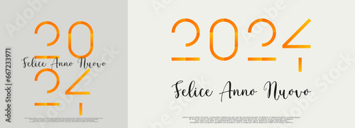 felice anno nuovo - buon anno 2024	