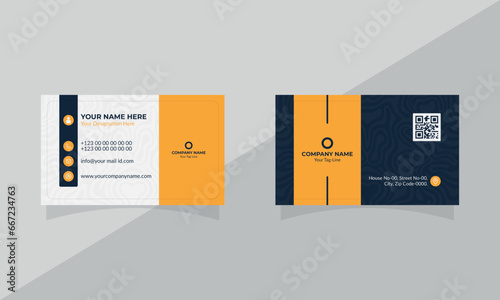 Professional Business Card Premium Template.