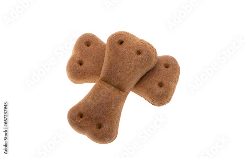 dog biscuits isolated