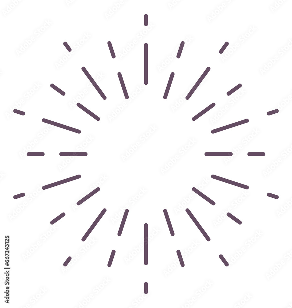 Round line pattern. Star light rays in retro style Round line pattern. Star light rays in retro style