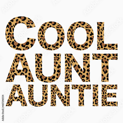 Fototapeta Naklejka Na Ścianę i Meble -  Cool aunt auntie retro t shirt