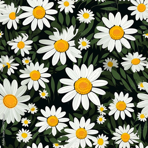Daisy Cascade Floral Pattern Magic
