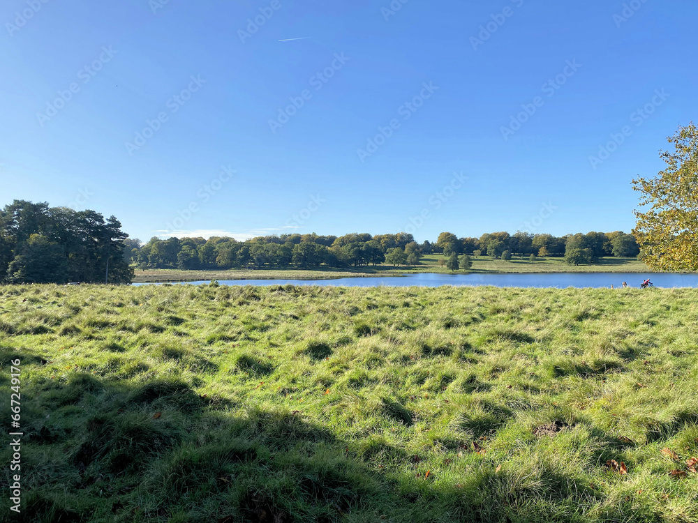 A view of the Cheshire Countryside near Knutsford on a sunny Autumn day A view of the Cheshire Countryside near Knutsford on a sunny Autumn day