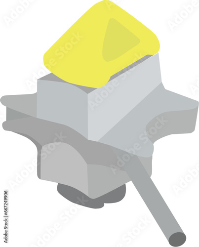 Manual twistlock transparent background photo