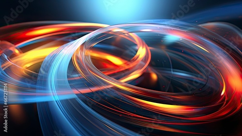 Abstract circular energetic background  energy life