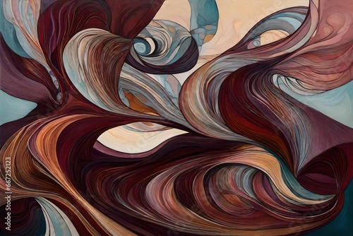 An abstract piece that explores the concept of 'fluidity and rigidity photo