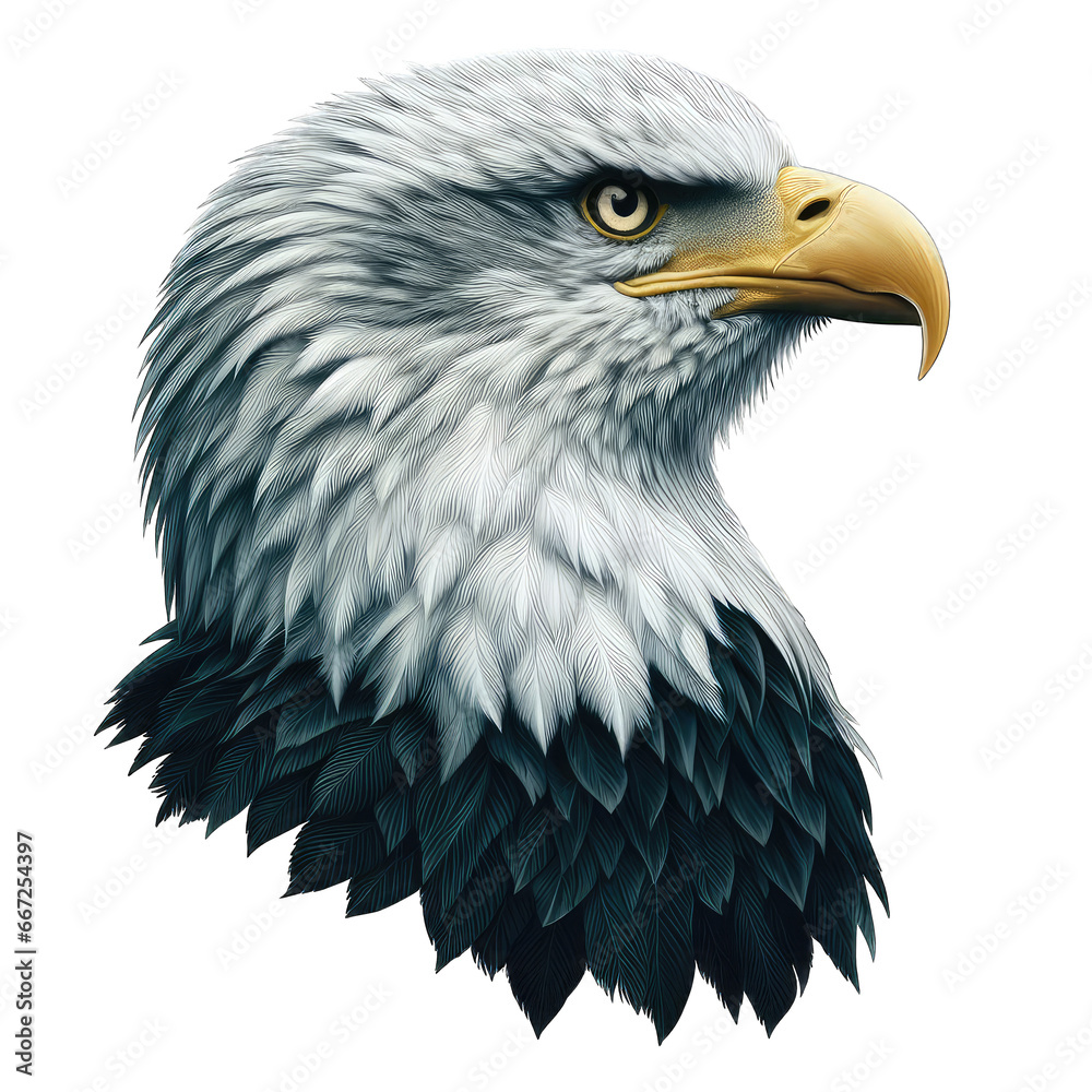 Fototapeta premium Powerful Martial Eagle in Flight, GENERATIVE AI