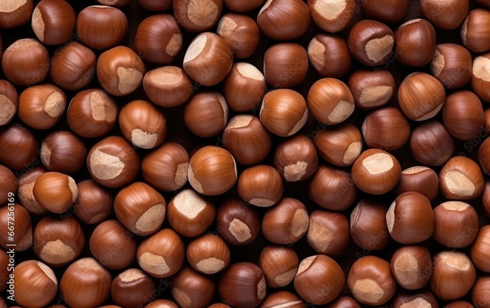 Hazelnuts top view. Healthy food concept. Hazelnuts top view. Healthy food concept.