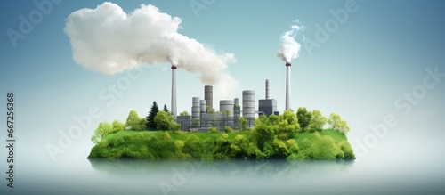 Eco friendly power plant utilizing trees for sustainable energy and low carbon footprint