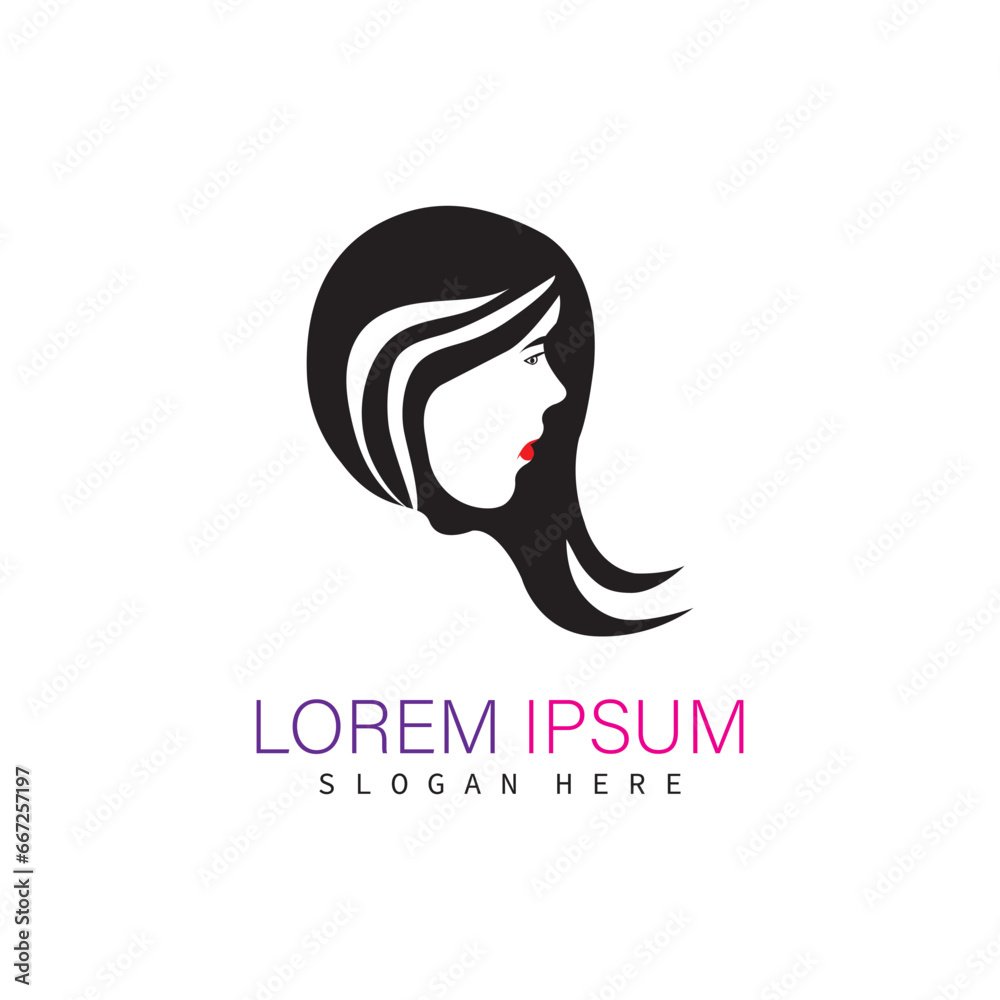 woman beauty face vector logo and tatto , bussines company woman beauty face vector logo and tatto , bussines company