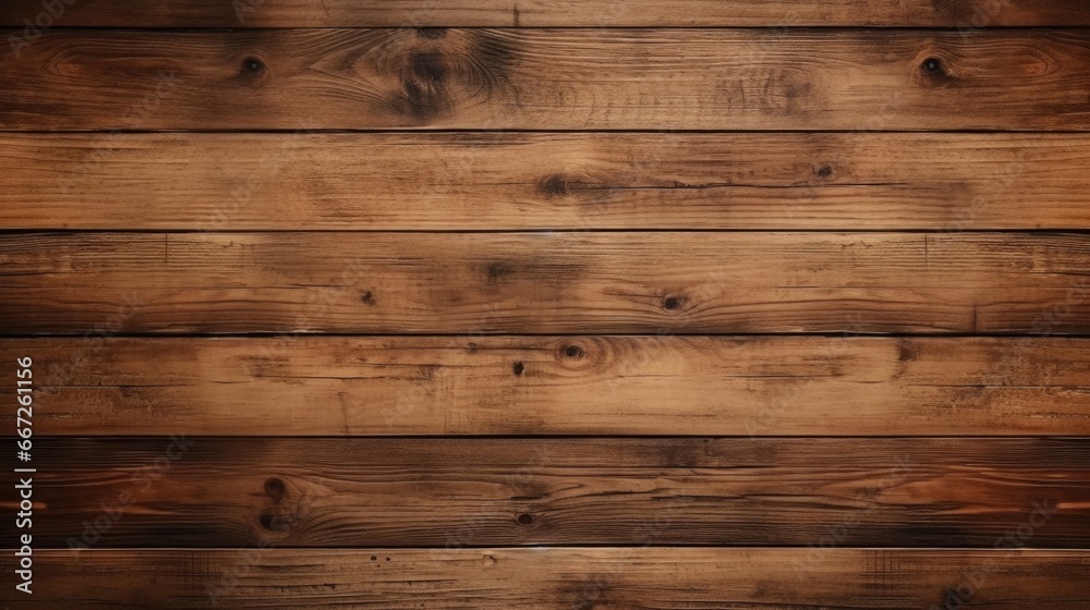 Fototapeta premium Wood panel plank brown texture background 4k