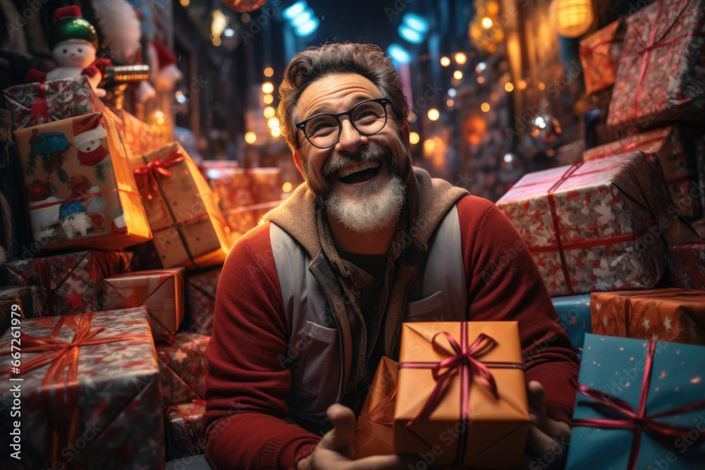Obraz premium Weihnachtsmann