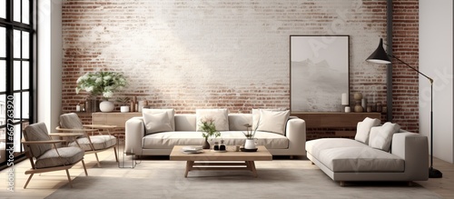 Scandinavian style a modern living room interior