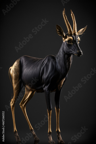 black gold Antelope © Annika