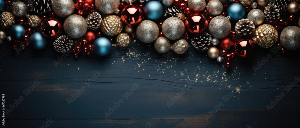 Christmas decorations and balls, holiday background. Christmas decorations and balls, holiday background.