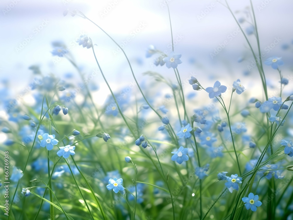 background wallpapers with green grass with small blue forget-me-nots flowers background wallpapers with green grass with small blue forget-me-nots flowers