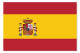 Flag of Spain. National symbol in official colors. Template icon. Abstract vector background